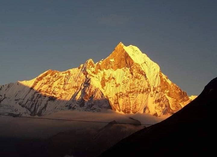mardi himal trek - view of Annapurna
