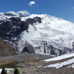 Snow capped mountain view in Round Annapurna