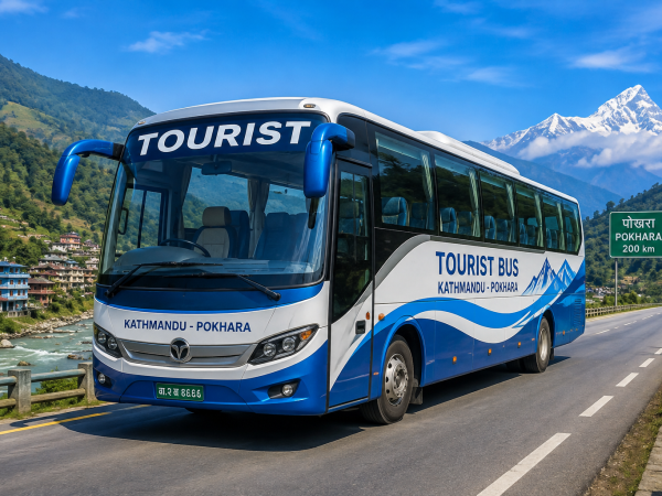 kathmandu to pokhara bus